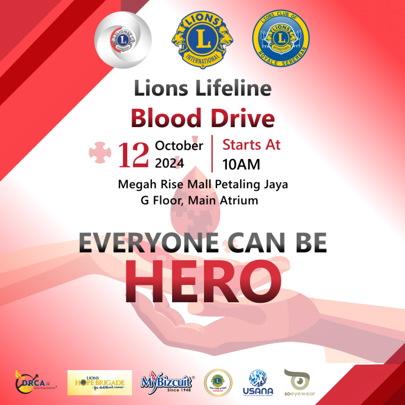 Lions Lifeline Blood Drive