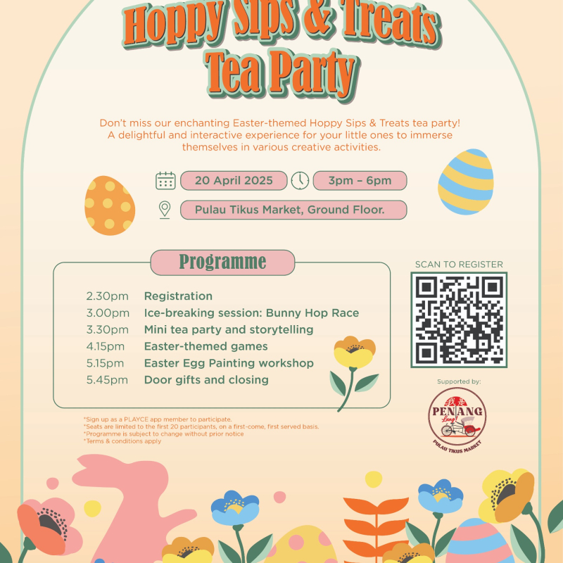 Hoppy Sips & Treats Tea Party